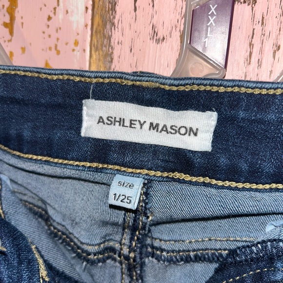 Ashley Mason Dark Indigo Skinny Jeans - Picture 4 of 6